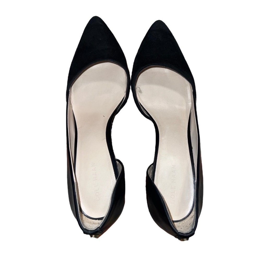 Cole Haan Rendon Pump II Black Suede Leather Size 7 - Picture 3 of 7
